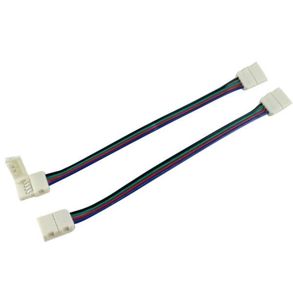 Конектор PROLUM&trade; для LED стрічки 10 мм, RGB + 2 затискача 503008 купити в Харкові, Україні: ціна, відгуки, характеристики