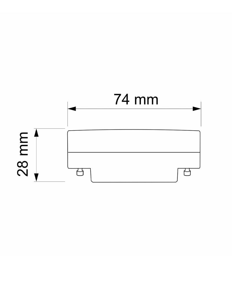 Світлодіодна лампочка Goldlux GX53 1x8W 4000K 880Lm 120&deg; 327079 327079-PLX купити в Харкові, Україні: ціна, відгуки, характеристики