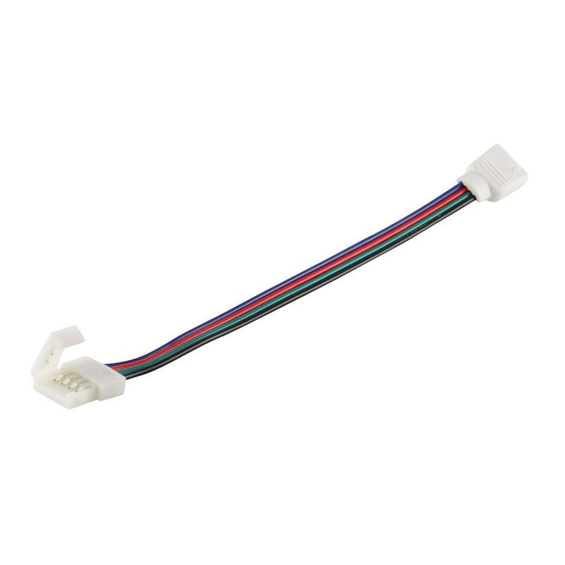 Конектор PROLUM&trade; для LED стрічки 10 мм, RGB + 2 затискача 503008 купити в Харкові, Україні: ціна, відгуки, характеристики