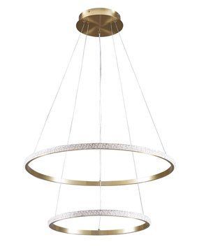 Люстра Goldlux Diana LED 2x44W 4000K 6200Lm IP20 золотая 337863 337863-PLX купить в Харькове, Украине: цена, отзывы, характеристики