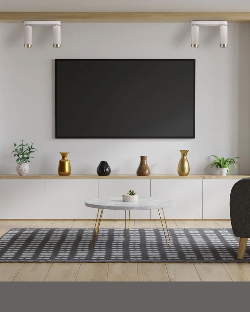 Светильник поворотный, спот Goldlux Fado GU10 2x10W IP20 белый 325914 325914-PLX купить в Харькове, Украине: цена, отзывы, характеристики