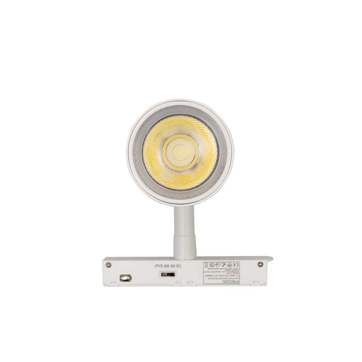 Магнітний трековий світильник PROLUM&trade; M20; 12W; 48V;Чорний SERIES "TR"; CCT TuyaSmart 741075 купити в Харкові, Україні: ціна, відгуки, характеристики