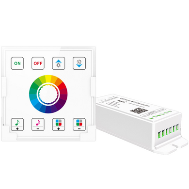 Сенсорна панель керування PROLUM RGB; Wi-Fi; TUYA; 18A; Series: HomeLink 404019 купити в Харкові, Україні: ціна, відгуки, характеристики