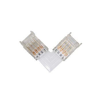 Коннектор PROLUM&trade; для ленты SMD SLIM, 10ММ, 4PIN, RGB, Угловой - L 501144 купить в Харькове, Украине: цена, отзывы, характеристики
