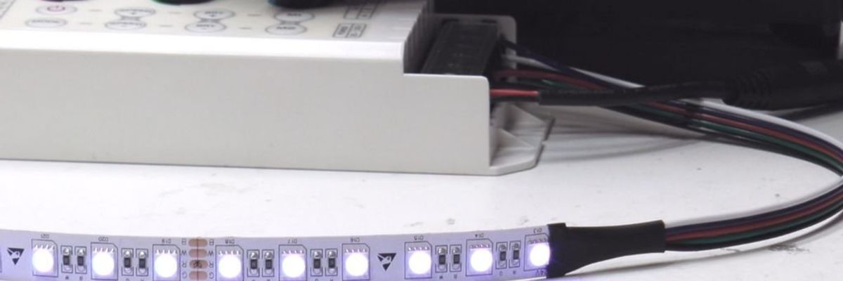 Схема подключения светодиодной RGB ленты от 10м до 20м