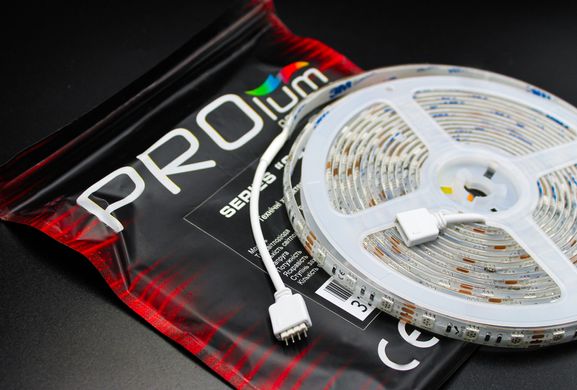 Світлодіодна LED стрічка PROLUM™ 12V; 5050\60; IP65; Series "SG" 320048 купити в Харкові, Україні: ціна, відгуки, характеристики