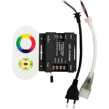 Контролер 220V NEON RGB 10х20 - AC-6 (1500W; RF; 28K) 402025 купити в Харкові, Україні: ціна, відгуки, характеристики