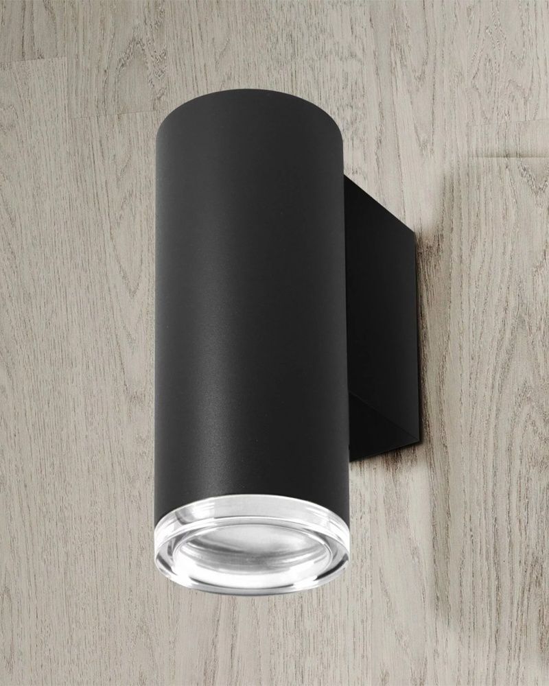 Бра, настінний світильник Goldlux Turyn GU10 1x10W IP44 чорний 324764 324764-PLX купити в Харкові, Україні: ціна, відгуки, характеристики