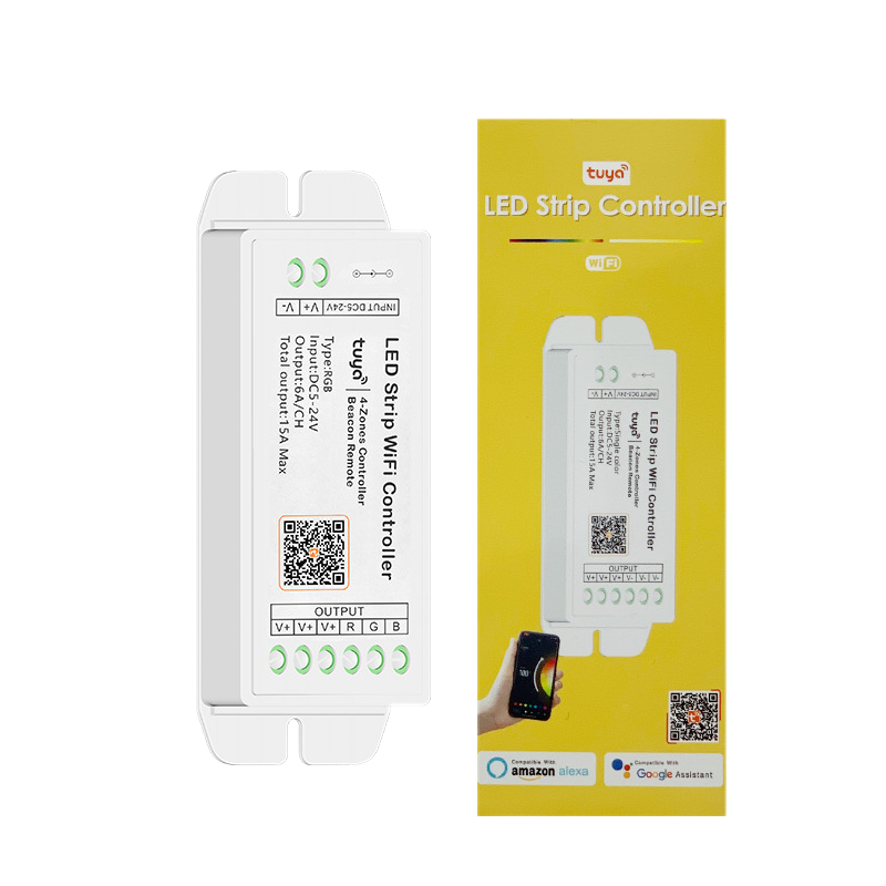 Контроллер управления PROLUM RGB; Bluetooth; TUYA; 18A; Series: HomeLink 404037 купить в Харькове, Украине: цена, отзывы, характеристики