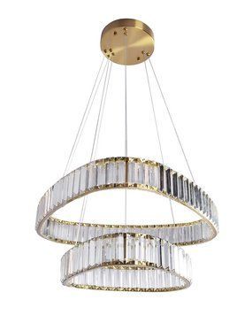 Підвісний світильник, люстра Goldlux Prismatic LED 2x43W 4000K 6400Lm IP20 золотий 338273 338273-PLX купити в Харкові, Україні: ціна, відгуки, характеристики