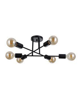 Люстра Italux PND-4052-6-BL Formio E27 6x40W IP20 черная PND-4052-6-BL купить в Харькове, Украине: цена, отзывы, характеристики