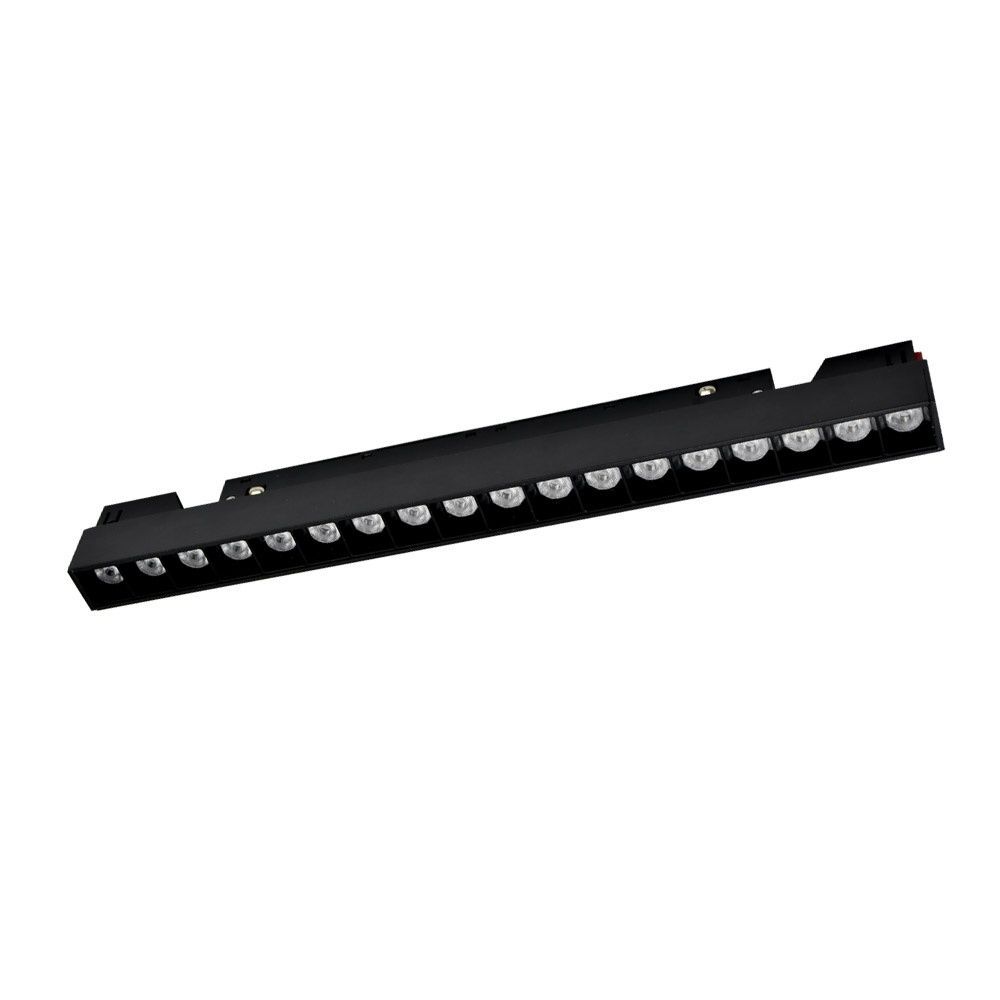 Магнітний трековий світильник PROLUM&trade; M20; 12W; 48V; Чорний SERIES "GR"; CCT TuyaSmart 741008 купити в Харкові, Україні: ціна, відгуки, характеристики