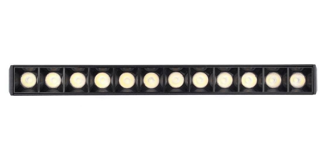 Магнітний трековий світильник PROLUM&trade; M20; 12W; 48V; Чорний SERIES "GR"; CCT TuyaSmart 741008 купити в Харкові, Україні: ціна, відгуки, характеристики