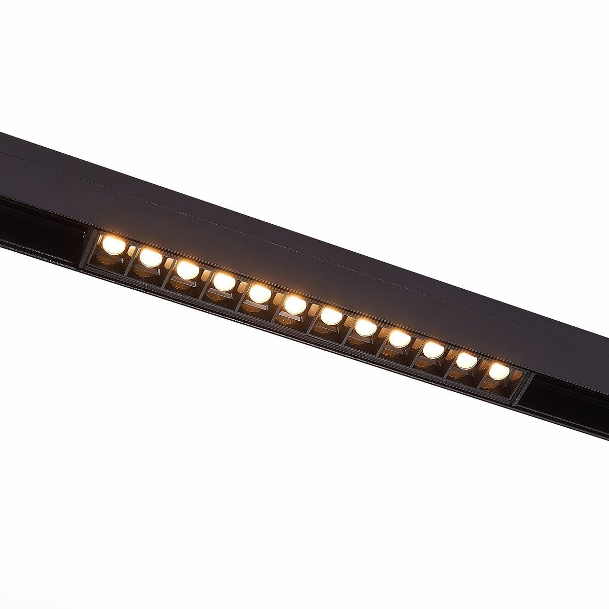 Магнітний трековий світильник PROLUM&trade; M20; 12W; 48V; Чорний SERIES "GR"; CCT TuyaSmart 741008 купити в Харкові, Україні: ціна, відгуки, характеристики